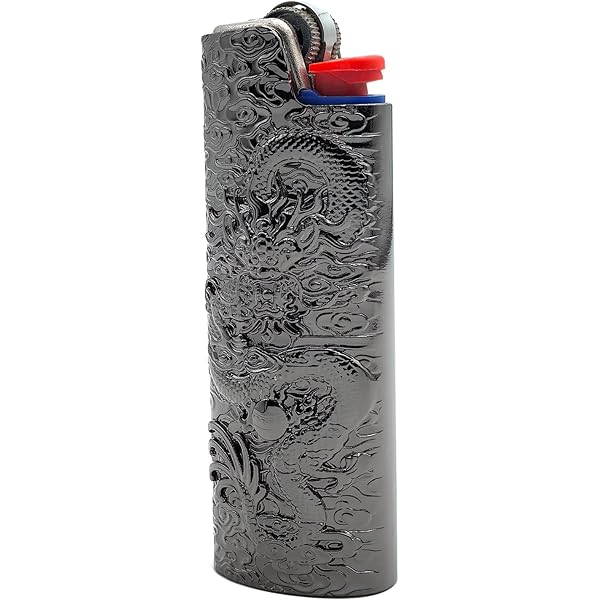 Amazon.com: Lucklybestseller Metal Lighter Case Cover Holder